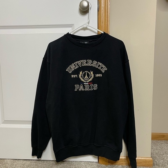 Vintage University of Paris France Crewneck Sweatshirt - Picture 1 of 5
